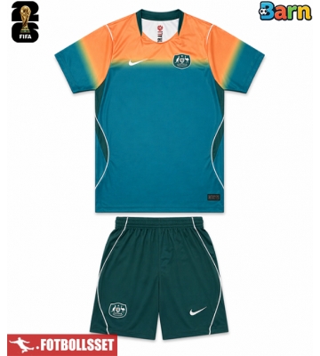 Australien Bortatröja Barn VM 2026 Kortärmad (+ Korta byxor)